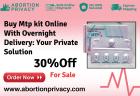 Buy Mtp kit Online With Overnight Delivery: Your Private Solution