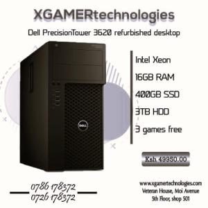 Refurbished Xeon Dell desktop PC with 16GB RAM