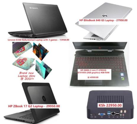 Clean ex-UK Laptops and mini PCs with games bonus