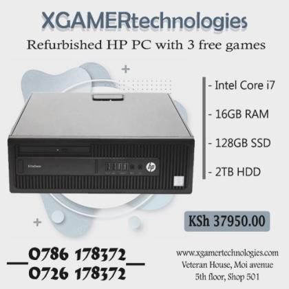 Reconditioned Core i7 HP SFF desktop computer