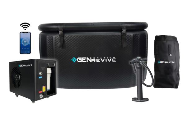 Cold Plunge Tub with High-Performance Water Chiller