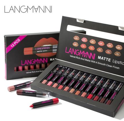 Matte Lipstick Sets on Sale – Shop Langmanni 12-Piece Lipstick Set Today!