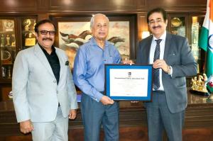 Former Secretary of Tourism, Government of India, Madan Prasad Bezbaruah Visits Marwah Studios