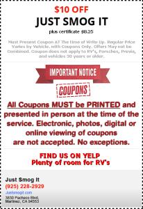 Smog Coupons Pacheco